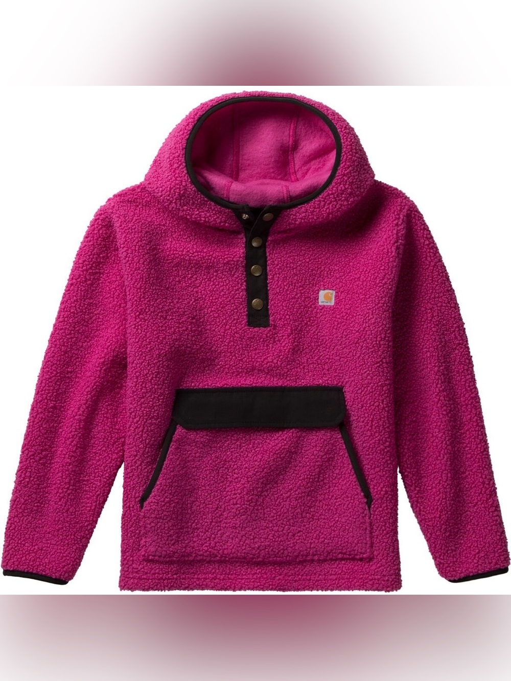 Carhartt Baby Pink Sherpa Pullover Hoodie